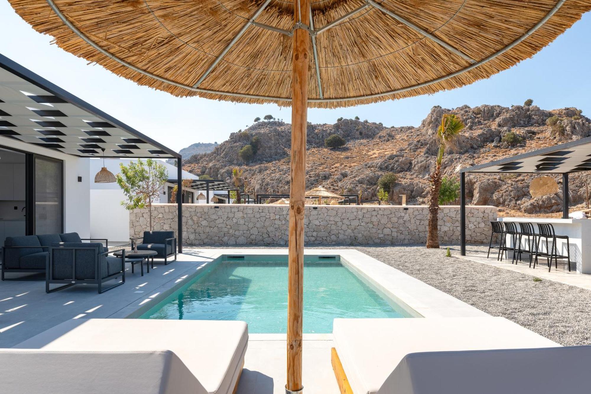 Zen Club Luxury Villas Kolymbia Exteriör bild