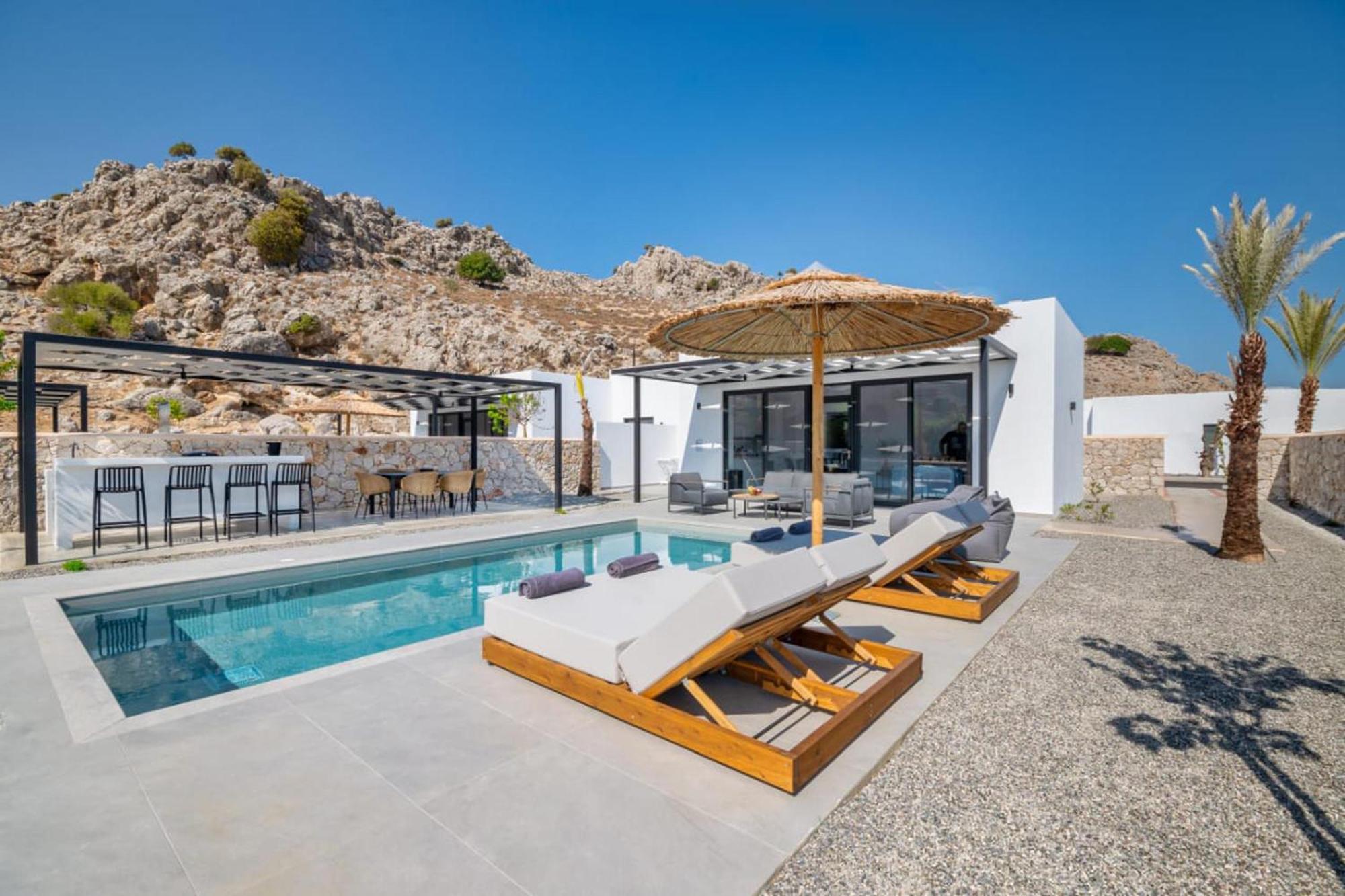 Zen Club Luxury Villas Kolymbia Exteriör bild