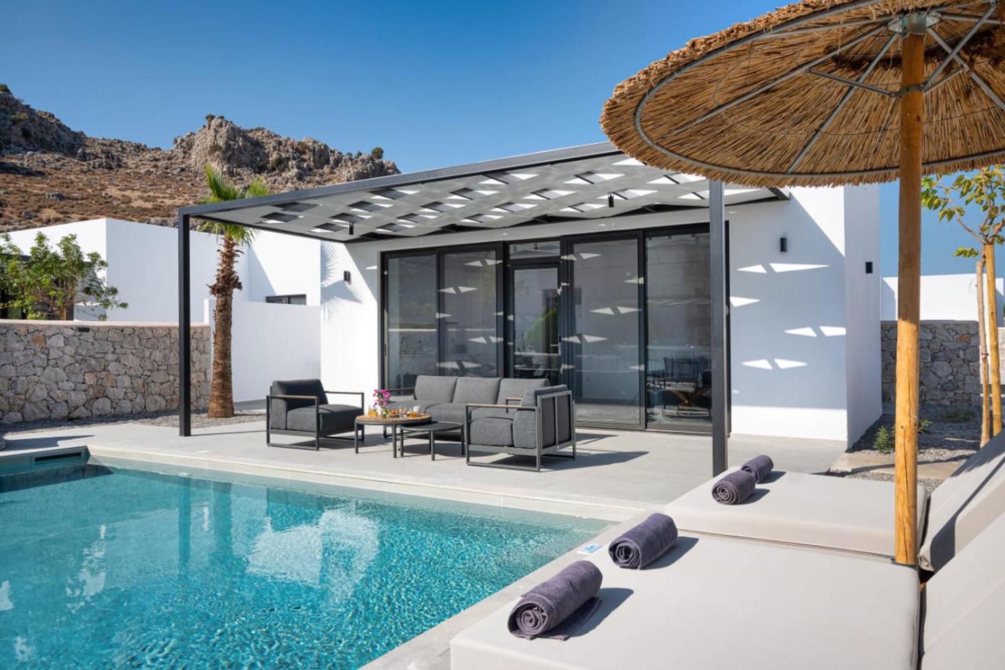 Zen Club Luxury Villas Kolymbia Exteriör bild