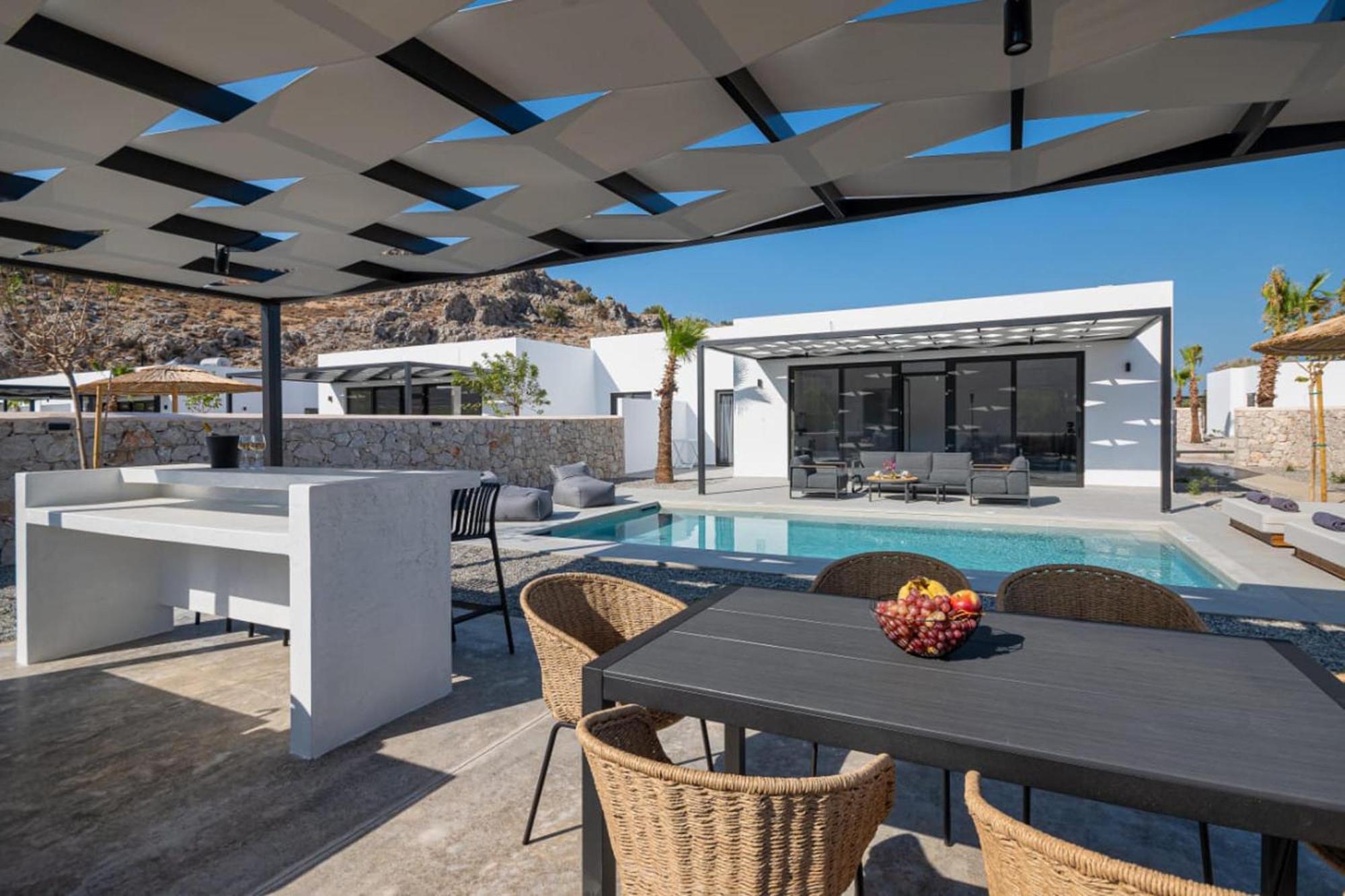 Zen Club Luxury Villas Kolymbia Exteriör bild