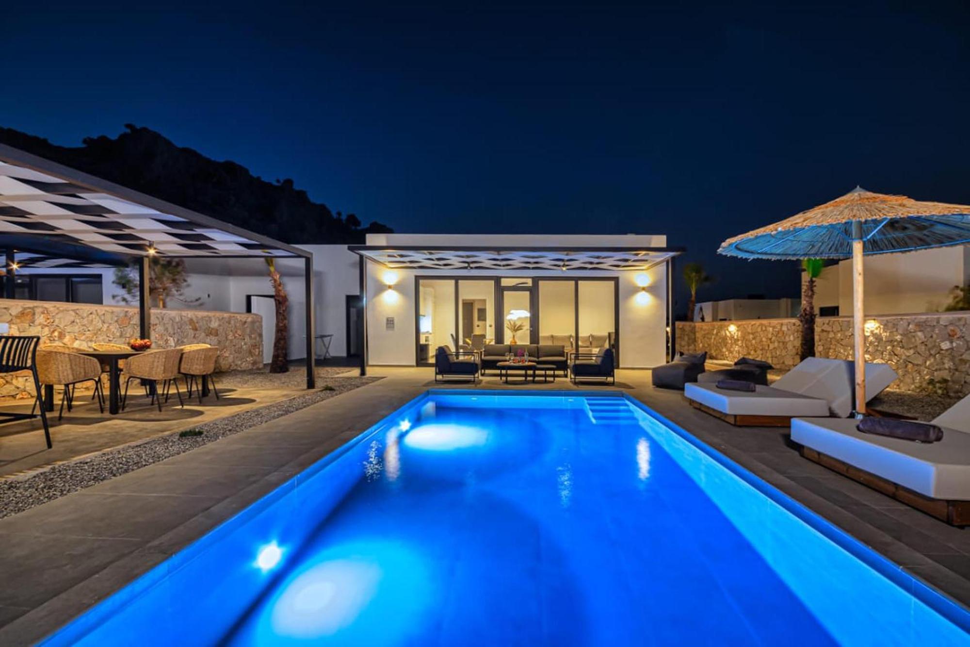 Zen Club Luxury Villas Kolymbia Exteriör bild